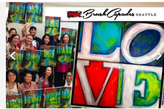 ONLINE Painting Class: Happy LOVE Day!